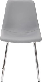 2x Stolička Hawaj CL-18062 svetlo šedá