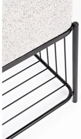 Svetlosivý taburet Milou – White Label