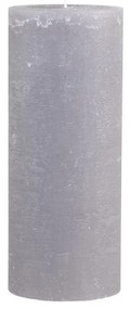 Rustikálna stĺpová sviečka vo francúzskej sivej farbe 10 x 25 cm Chic Antique 36736