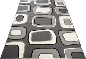 TA Koberec T965A DARK GRAY CHEAP PP CRM Sivý Obdĺžnikový Rozmer: 130x190 cm