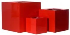Fiberstone Glossy Block red 50x50x50 cm