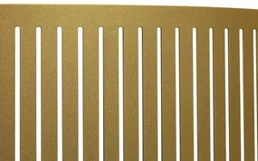 Konferenčný stolík Zentono Gold (zlatá + arktická biela) . Vlastná spoľahlivá doprava až k Vám domov. 1103773