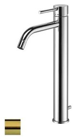 Paffoni - Umývadlová batéria + odtoková súprava LIGHT kartáčované zlato