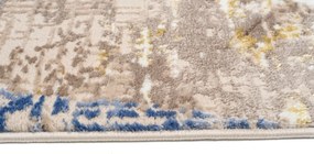 TA Koberec D663M BIELA/TMAVOMODRÁ ASTHANE Rozmer: 80x150 cm