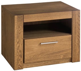 Nočný stolík Velvet II 79 54 cm z masívu dub Rustikal