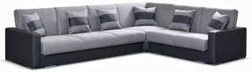 Rozkladacia rohová sedacia súprava Nero, sivá (monolith 85)