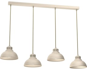 Luster na lanku SVEN 4xE27/15W/230V béžová