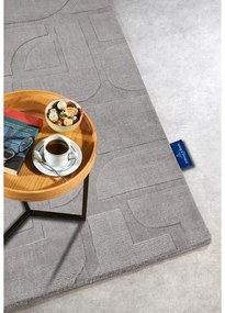 Sivý ručne tkaný vlnený koberec 190x280 cm Alexis – Villeroy&amp;Boch
