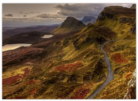 Obraz škótskych hôr (70x50 cm)
