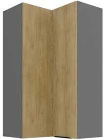 Kuchynská skrinka Cremona Ant 60x60 Gn-108 2f (90°)