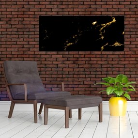 Obraz - Zlaý dekor (120x50 cm)