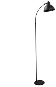 Dizajnová stojanová lampa Vasso 162 cm čierna