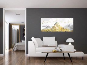 Obraz - Zlatá hora (120x50 cm)