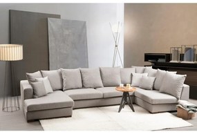 Svetlosivá rohová pohovka (do "U") Colorado – Balcab Home