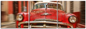 Obraz na plátne - Klasické americké auto - panoráma 5123B (120x40 cm)