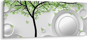 Obraz umelecké abstrakcie (120x50 cm)