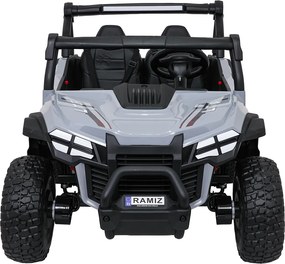 Ramiz Elektrická bugina Gravity pre deti šedá + pohon 4x4 + diaľkové ovládanie