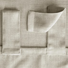 ZÁHRADNÝ VODEODOLNÝ ZÁVES NA PÚTKACH GARDEN 155X220 CM BÉŽOVÁ