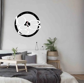 SENTOP | Moderné Nástenné Hodiny s Unikátnym Dizajnom z Plexiskla I SENTOP X0013-RAL9005-RAL9010 analógové