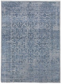 Diamond Carpets koberce Ručne viazaný kusový koberec Diamond DC-JK 1 Silver / blue - 365x457 cm