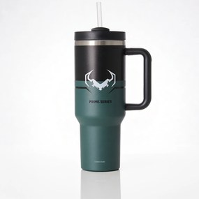 Termohrnček s rukoväťou zelený Diablo Ghotic Green