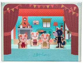 Lilliputiens - magnetické divadlo - Tri prasiatka