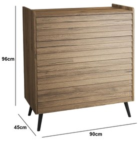 Komoda Franc 63 (orech). Vlastná spoľahlivá doprava až k Vám domov. 1107931