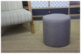 Sivý taburet Silindir – Balcab Home