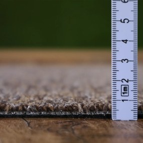 Spoltex, Metrážny koberec Artik New 120 hnedý, na mieru, šíře 1m,2m,4m, hnedá, filc, chodba / predsieň