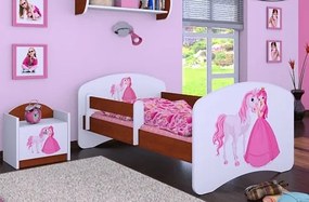 Detská posteľ bez šuplíku 140x70cm PRINCEZNA A KONÍK