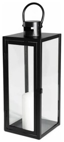 Dekoratívna lucerna 63 cm čierna