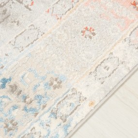 TA Koberec G549F BIELA/LOSOSOVÁ IDAHO HIK Rozmer: 80x150 cm