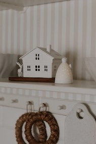 räder Porcelánový svietnik domček Ski Hut