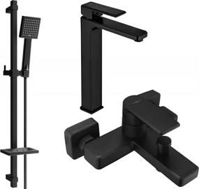 Mexen Mino DQ45 vaňový set, čierny - 72413DQ45-70