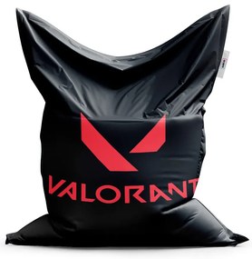 Sablio Sedací vak Classic VALORANT Black - 200x140 cm