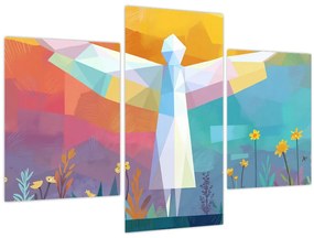 Obraz - Strážca kvetov (90x60 cm)