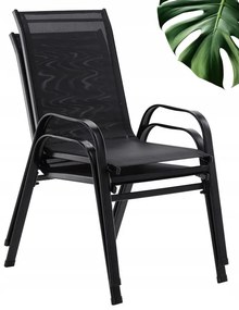 Set záhradného nábytku Gota čierny
