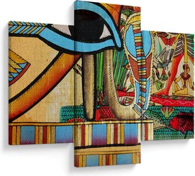 Obraz s egyptskými motívmi (90x60 cm)