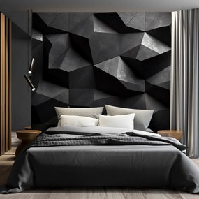 Gario Fototapeta Abstraktné tmavé betónové tvary Materiál: Vliesová, Rozmery: 350 x 245 cm