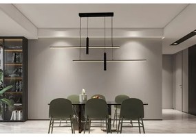 LED Stmievateľný luster na lanku LED/70W/230V 3000-6500K + diaľkové ovládanie