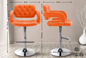 Barová stolička Belfast - Oranžová