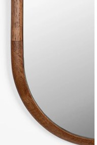 Nástenné zrkadlo s dreveným rámom 26x120 cm Nyko – White Label