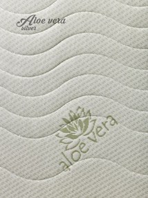 Texpol STELA HARD - tuhší komfortný taštičkový matrac s poťahom Aloe Vera Silver 80 x 200 cm, snímateľný poťah