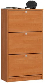 Skrinka na topanky s tromi dvierkami jelša