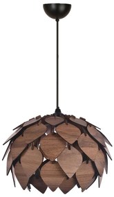 Luster na lanku 1xE27/40W/230V hnedá