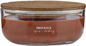 Sviečka WOODEN s dreveným knôtom, Cigary a whisky 240 g