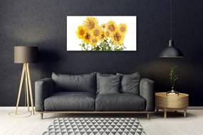 Obraz na skle Slnečnica 100x50 cm