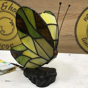 Detská lampa vitrážová MOTÝĽ_G
