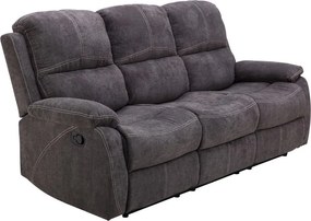 Trojsedák Fortuna, šedá látka, funkcia polohovanie