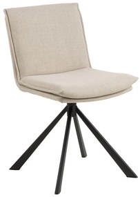 Krémovobiela jedálenská stolička Flynn – Actona